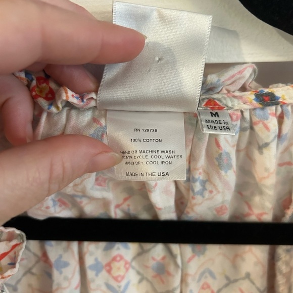 Finley Moroccan boho geometric flutter sleeve top - Picture 4 of 4